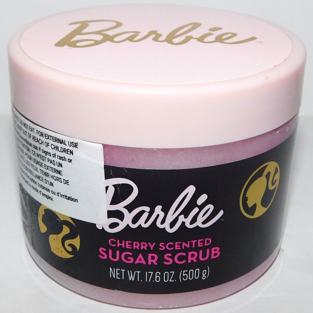 Barbie Cherry Scented Exfoliating Body Sugar Scrub  New Sealed